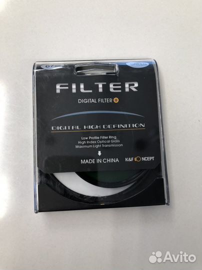 Фильтр для камеры K&F Concept 67mm green