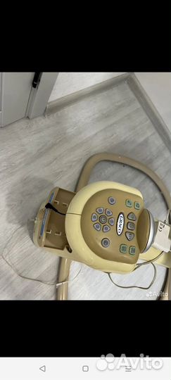 Детские электронные качели для новорожденных бу