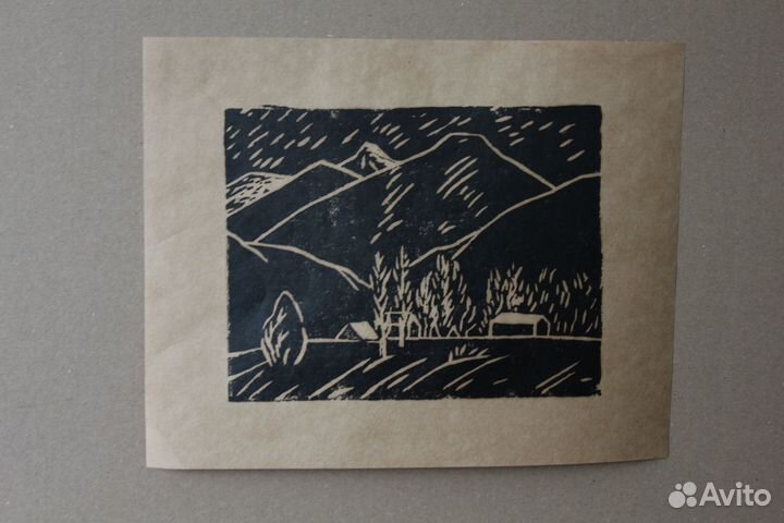 Картина, Линогравюра