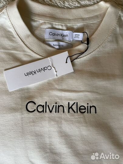 Лонгслив Calvin Klein Оригинал унисекс S