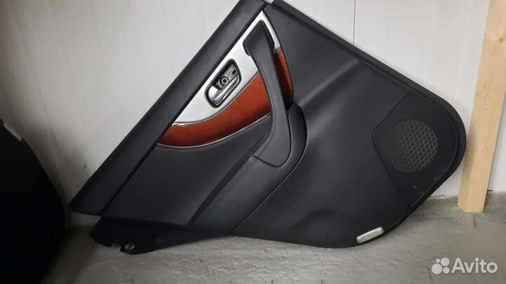 Обшивки дверей infiniti чёрная