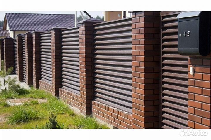 Металлический забор Жалюзи от завода-производителя