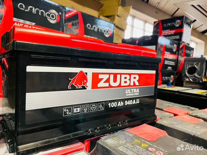 Аккумулятор 100 ач Zubr Ultra 940а