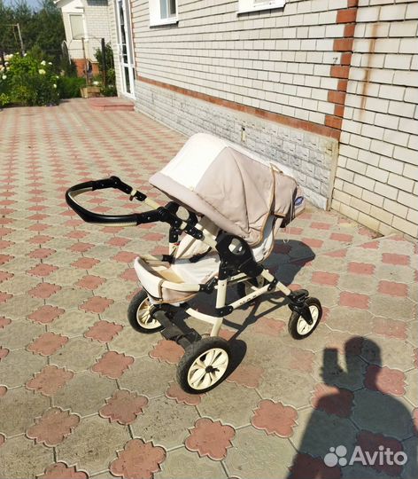 Коляска трансформер детская, с амортизаторами