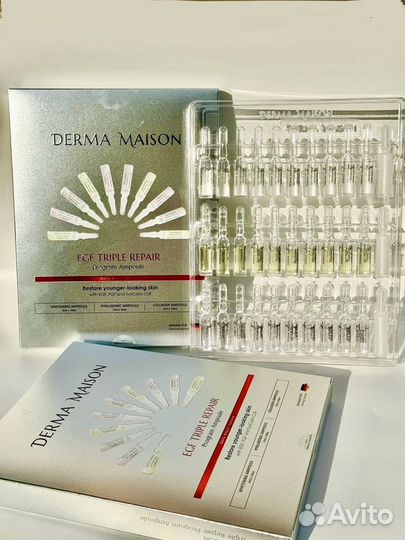 Derma Maison набор интенсивных ампул ухода