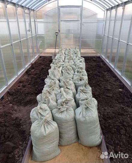 Земля чернозем в мешках