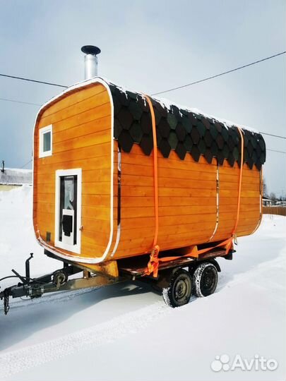 Баня на колесах аренда мобильная баня