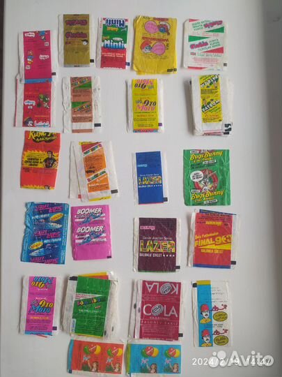 Фантики от жвачек