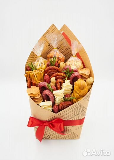 Мужские съедобные букеты