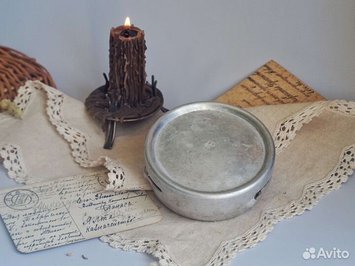 Походный набор тарелок старинный