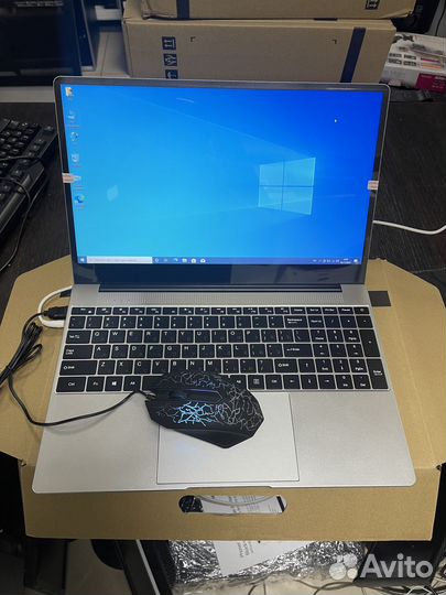Новые ноутбуки 15,6 IPS/4ядра/8Гб/ssd256+мышь