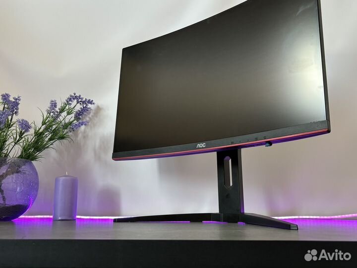 Игровой Изогнутый Монитор Aoc 24