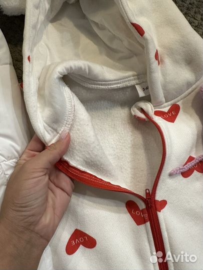 Конверт на выписку и теплые вещи пакетом