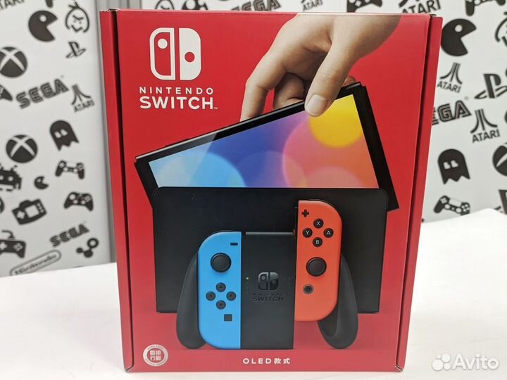 Nintendo Switch oled (64Gb) Red\Blue NeW