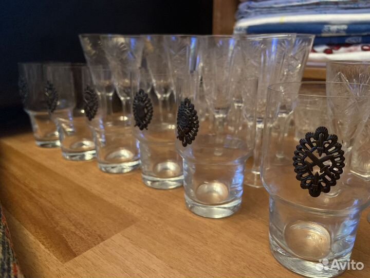 Рюмочки, стаканы, фужеры хрусталь