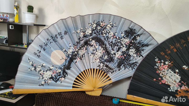 Веер 2шт для интерьера