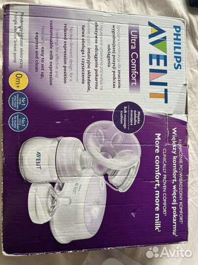 Молокоотсос avent электрический
