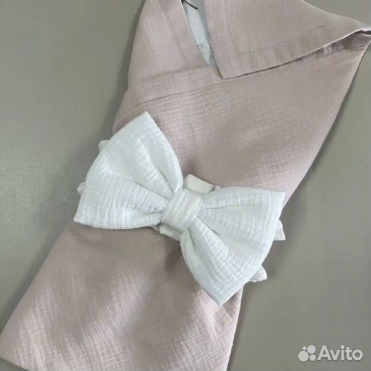 Бант для конверта на выписку