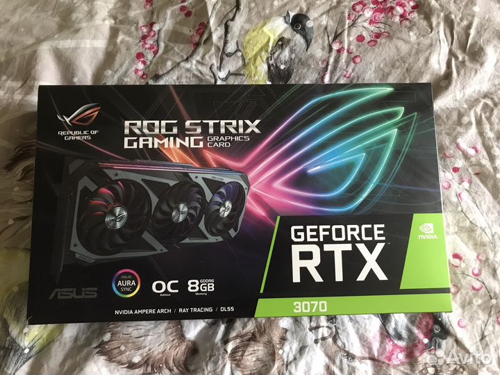 RTX 3070 asus ROG strix OC 8 Gb