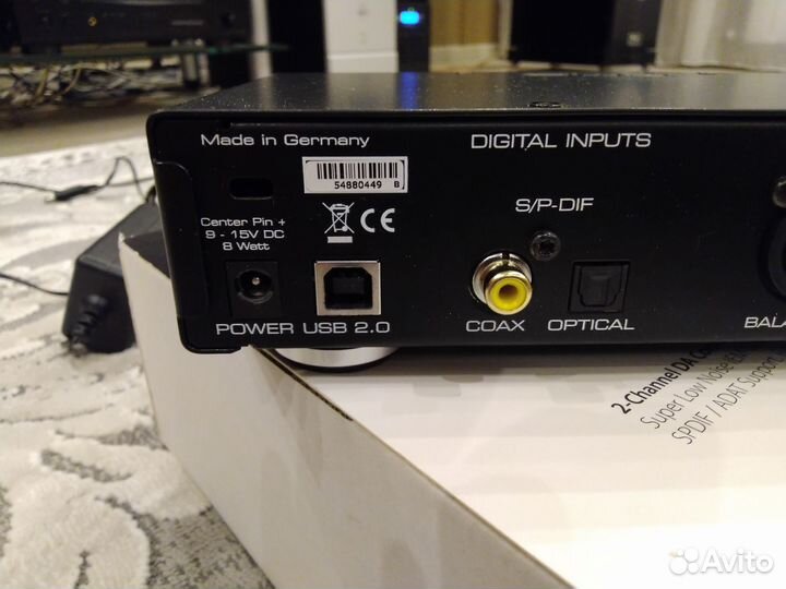 Dac, усил. для наушников, пред. Rme adi-2 dac fs