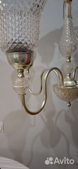 Люстра СССР хрустальная