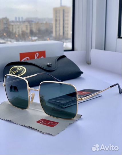 Очки ray ban square черный