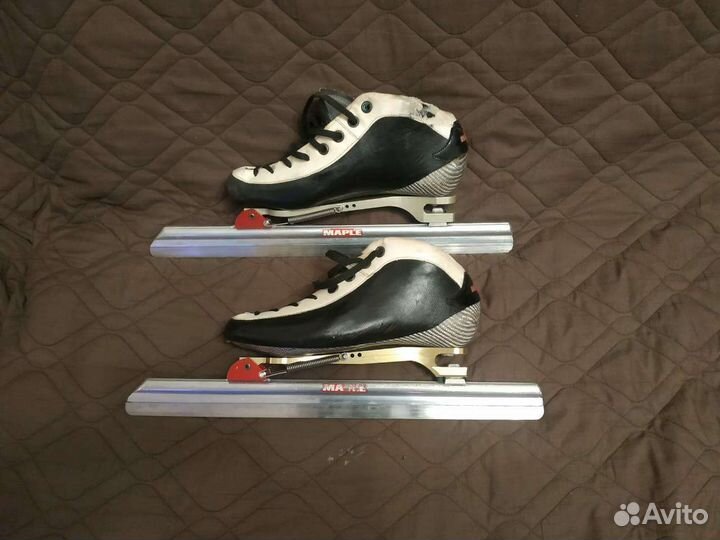 Коньки maple конькобежные