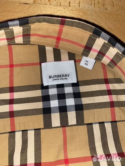 Burberry рубашка мужская