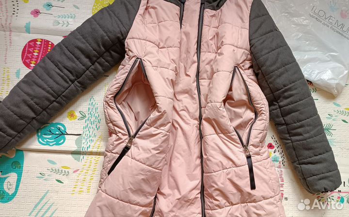 Куртка слинг для беременных 42 I love mum