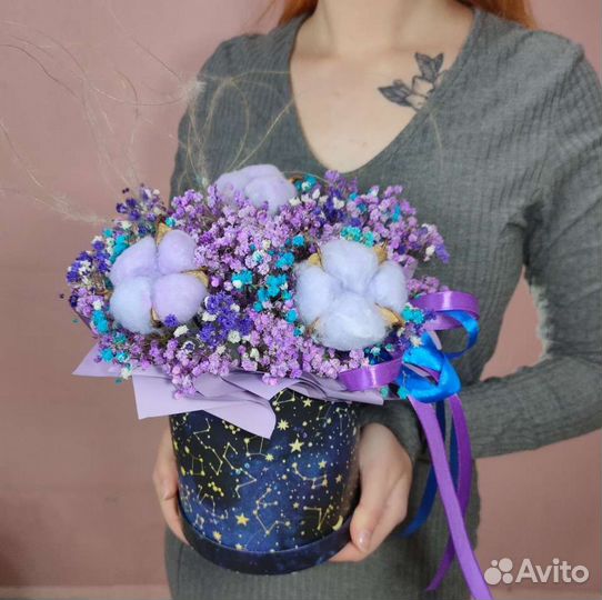 Композиция из сухоцветов 