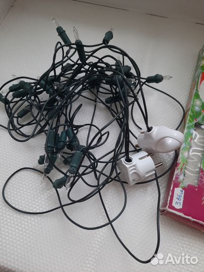 Ретро елочная гирлянда СССР