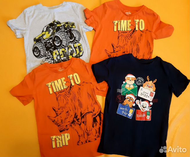 Футболки пакетом 116-122