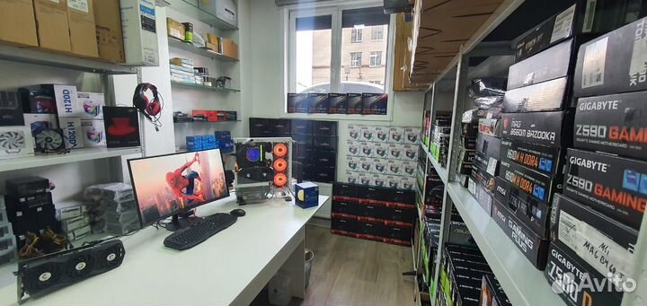 Игровой компьютер i3 10100F/SSD 500Gb/RX 580 8Gb