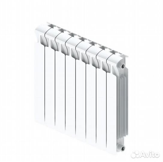Радиатор Monolit 500 8 секций боковое подключения