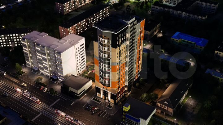 2-к. квартира, 38 м², 2/20 эт.