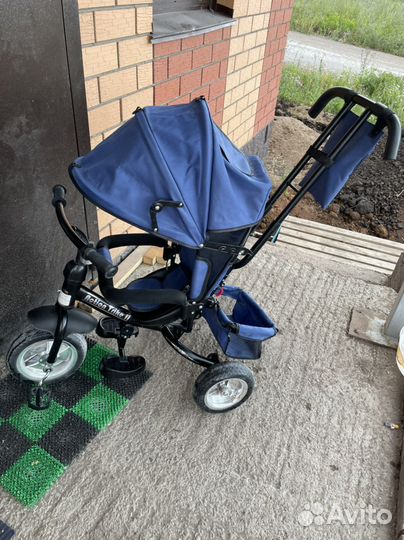 Велосипед коляска с ручкой