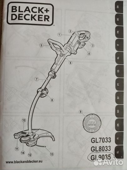 Триммер садовый электрический