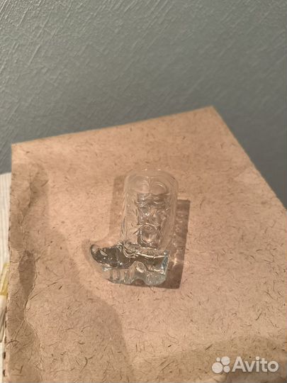 Хрустальные рюмки сапожки СССР