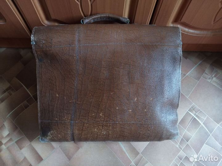 Мужской кожаный портфель СССР