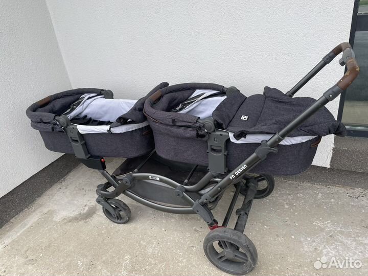 Коляска для двойни