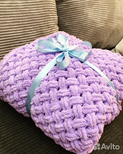 Плед детский вязаный ручная работа