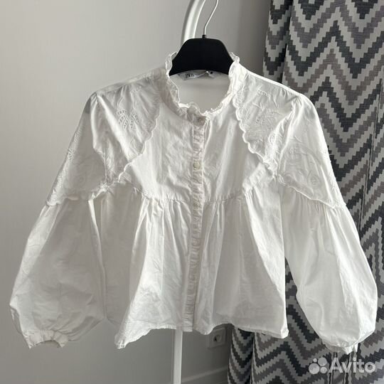 Рубашка женская zara xs