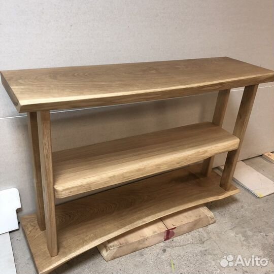 Консоль из слэба дуба