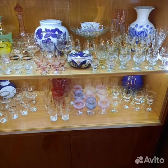 Бокалы стекло.винтаж.ссср