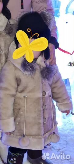 Шуба мутоновая для девочки