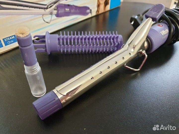 Щипцы для завивки волос Vitek с пароувлажнителем