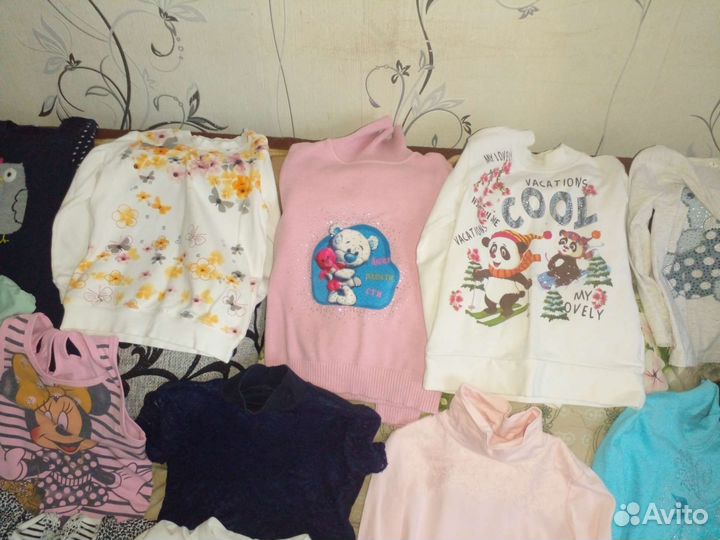 Одежда для девочки пакетом р110-116