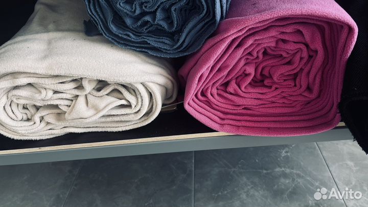 Отрез ткани флис