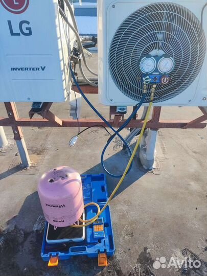 Монтаж установка чистка заправка кондиционеров