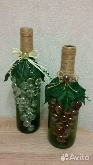 Бутылка декоративная